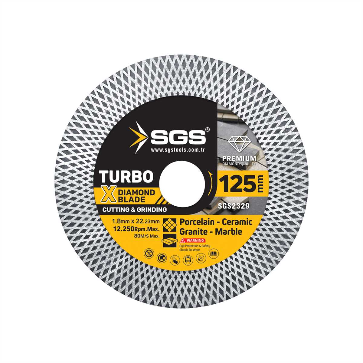 TURBO X ELMAS HASSAS KESİCİ VE TAŞLAYICI (125*1,8 MM)